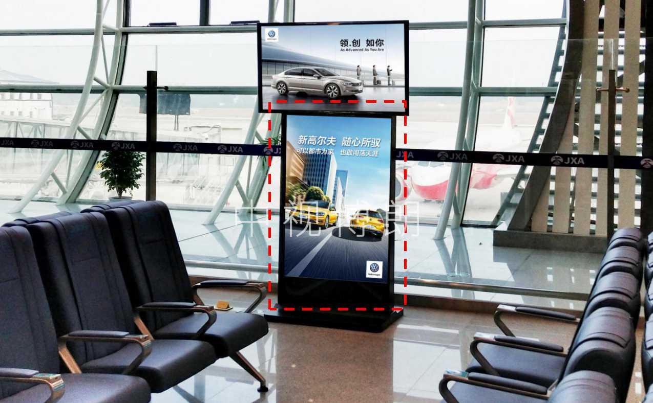 赣州机场T2国内出发、候机、行李提取厅电子刷屏