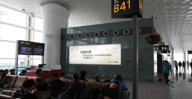 杭州机场广告-T3长廊登机口灯箱DD74