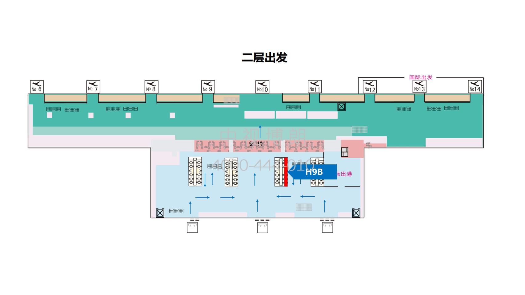 呼和浩特机场值机入口广告