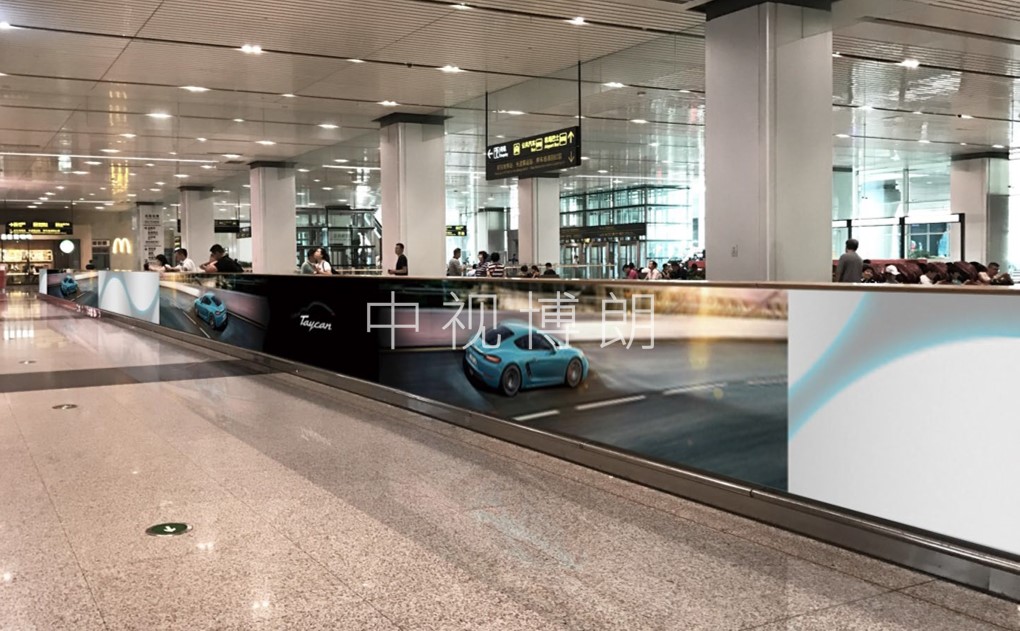 天津机场广告-国内到达出口迎面看板