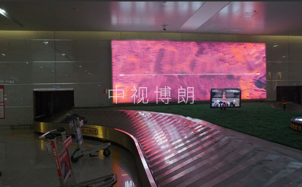 烟台机场广告-到达行李转盘内墙体灯箱