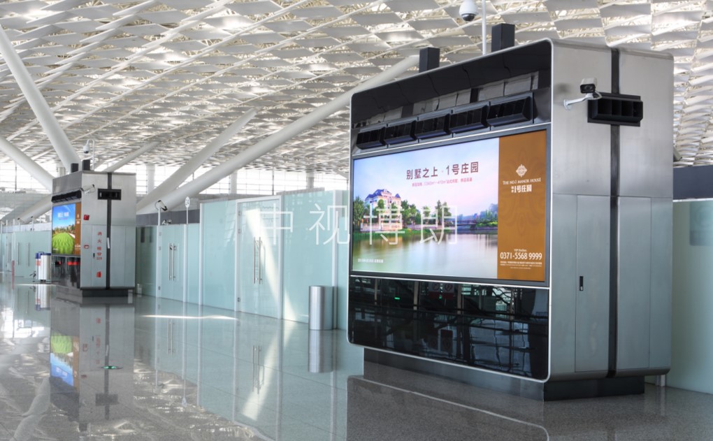 郑州机场安检风塔灯箱广告